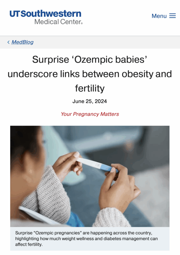 Utah ozempic babies