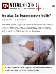 Texas A&M OB-GYN Ozempic Babies